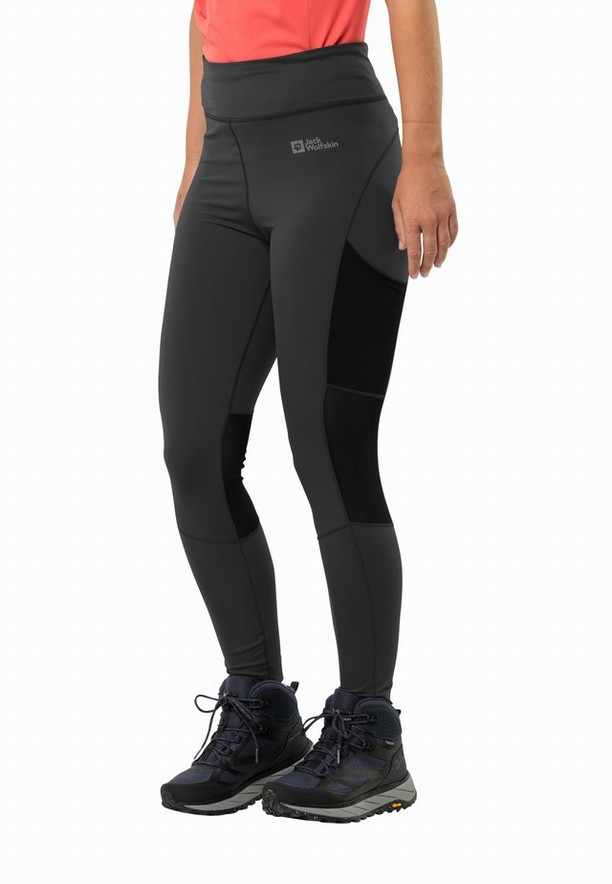 Black Women Jack Wolfskin Kensteig Tight | 22541653