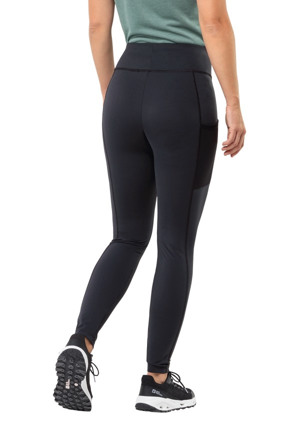 Black Women Jack Wolfskin Klintal Tight | 12726565