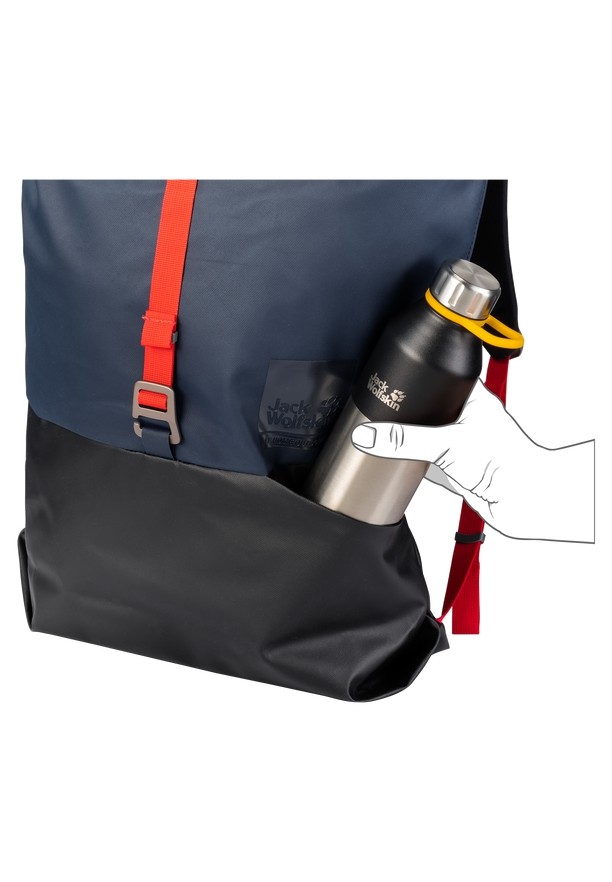 Black Women Jack Wolfskin Kole 0.5 Water Bottles | 29769734