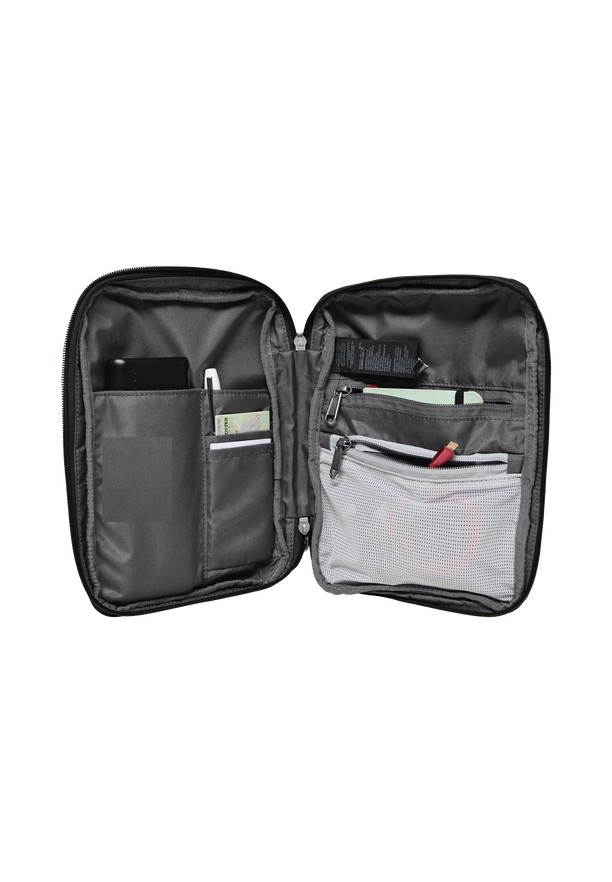 Black Women Jack Wolfskin Konya Organizer Shoulder Bags | 41940297