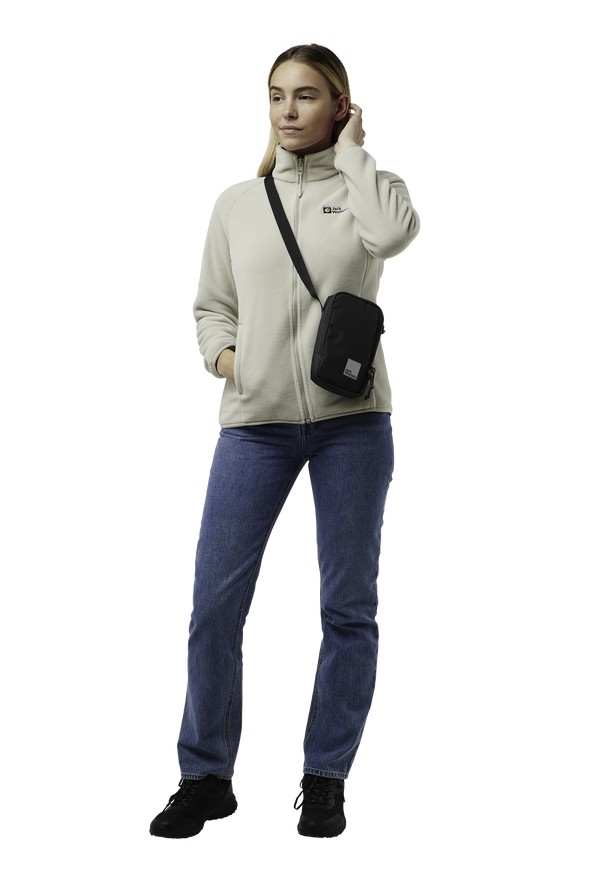 Black Women Jack Wolfskin Konya Shoulder Bags | 79813095