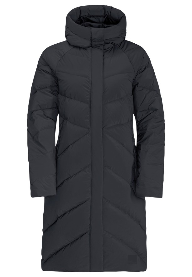 Black Women Jack Wolfskin Marienplatz Down Coats | 51883645