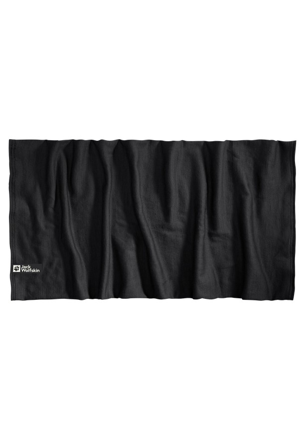 Black Women Jack Wolfskin Merino Neck Warmer | 48312174