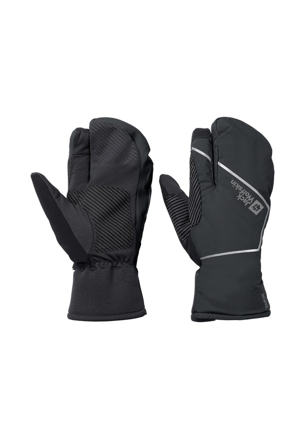 Black Women Jack Wolfskin Morobbia Light Gloves | 52906895