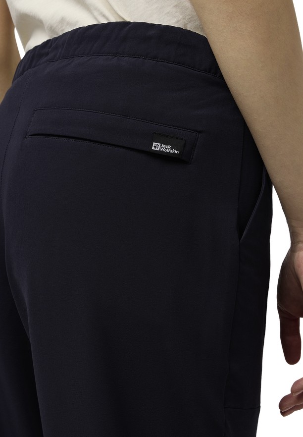 Black Women Jack Wolfskin Newport Pants | 88815652