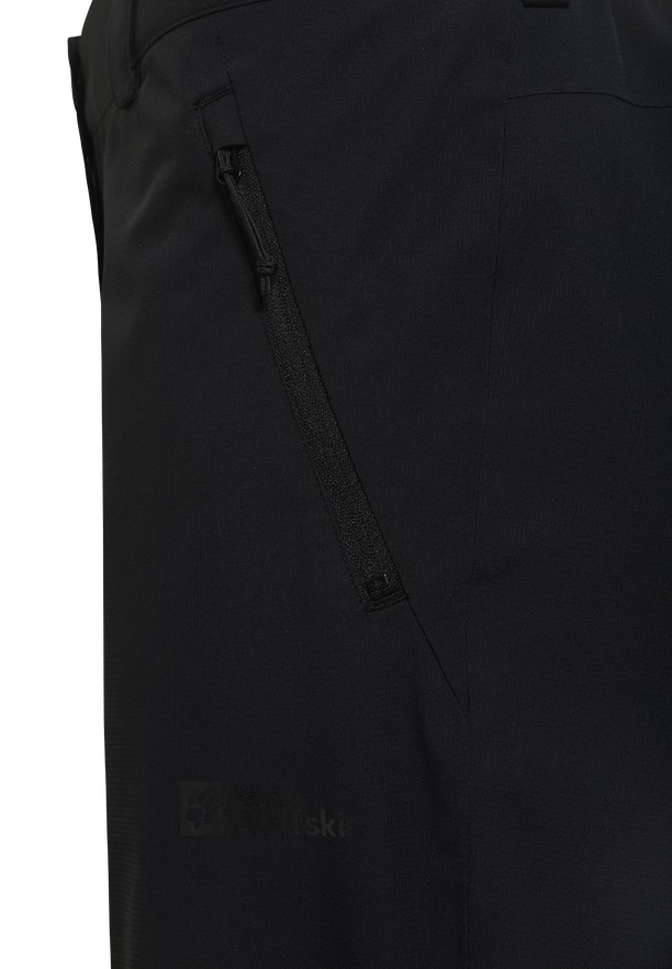 Black Women Jack Wolfskin Parana Hiking Pants | 74443991