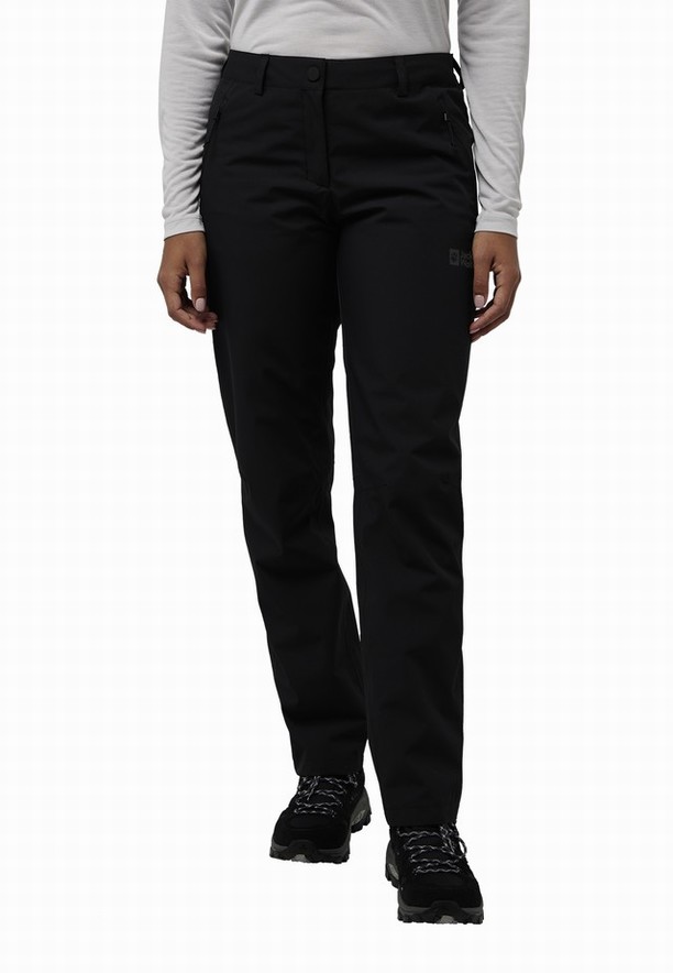 Black Women Jack Wolfskin Parana Hiking Pants | 74443991