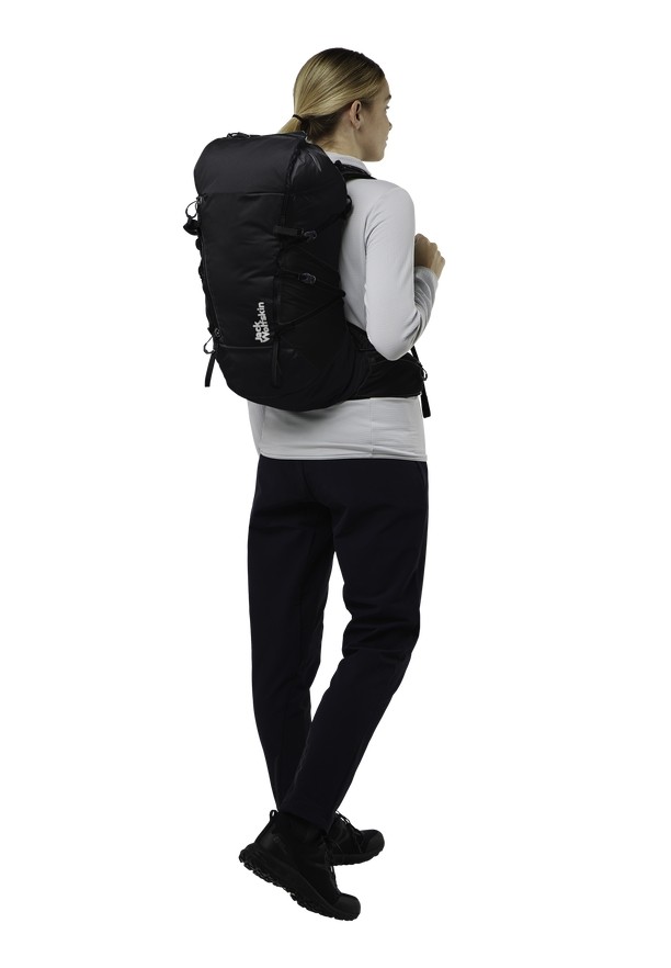 Black Women Jack Wolfskin Prelight Vent 20 Hiking Backpack | 91979268