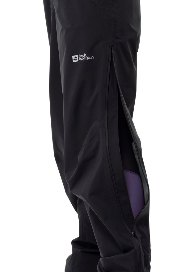 Black Women Jack Wolfskin Rainy Days 3l Pants | 57467296