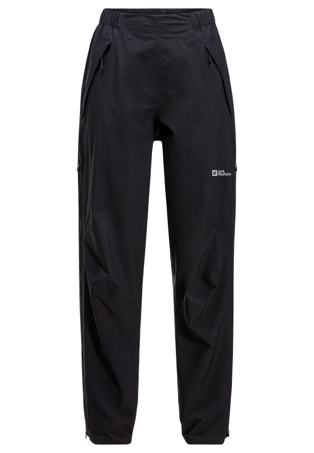 Black Women Jack Wolfskin Rainy Days 3l Pants | 57467296
