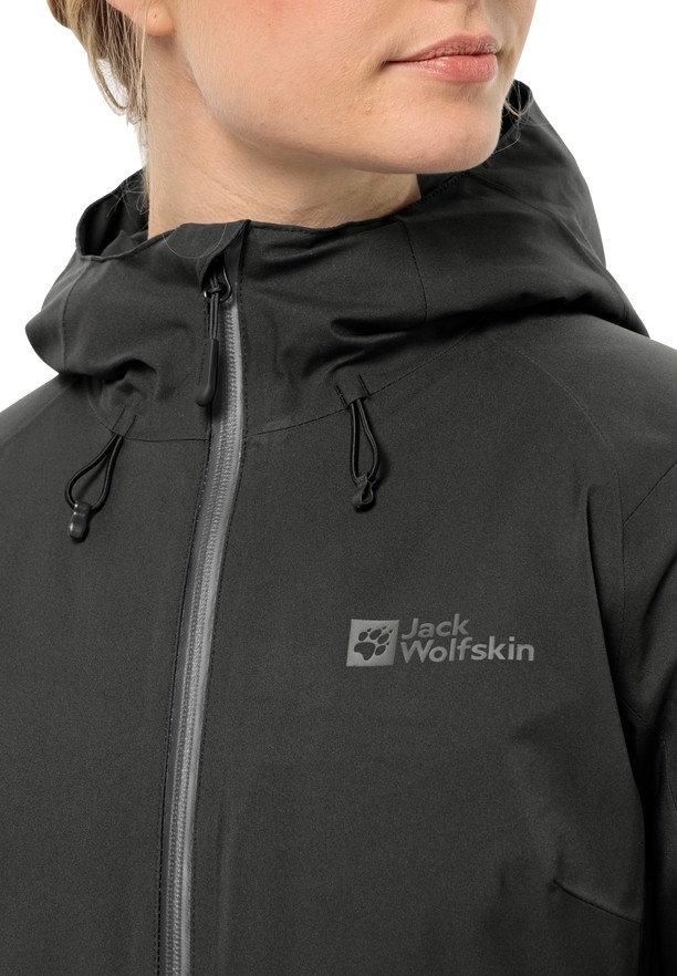 Black Women Jack Wolfskin Stirnberg Ins Winter Jackets | 23355975