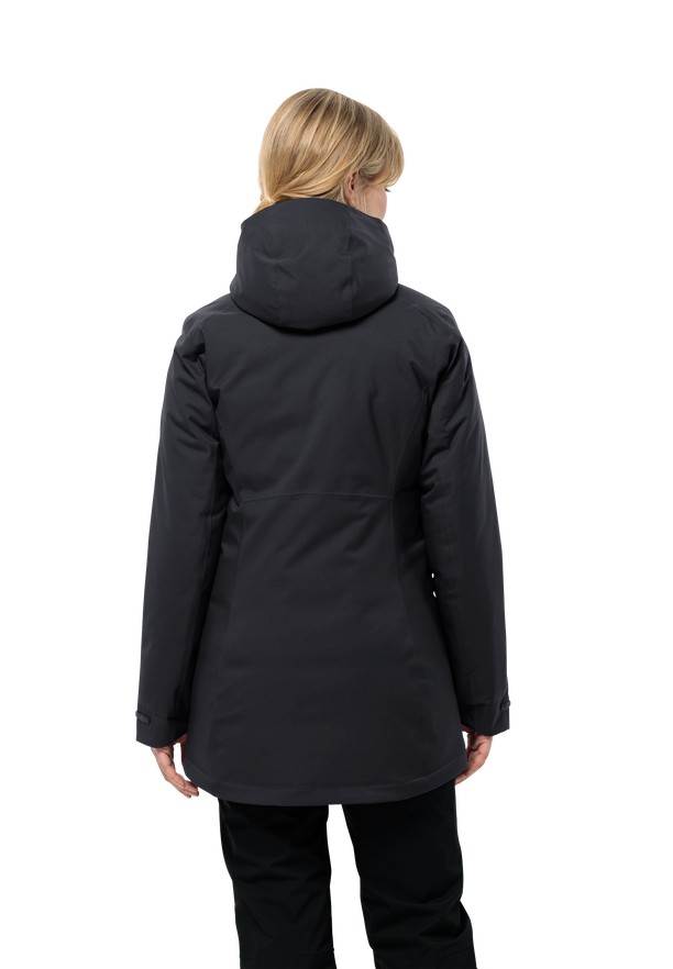Black Women Jack Wolfskin Stirnberg Ins Winter Jackets | 23355975