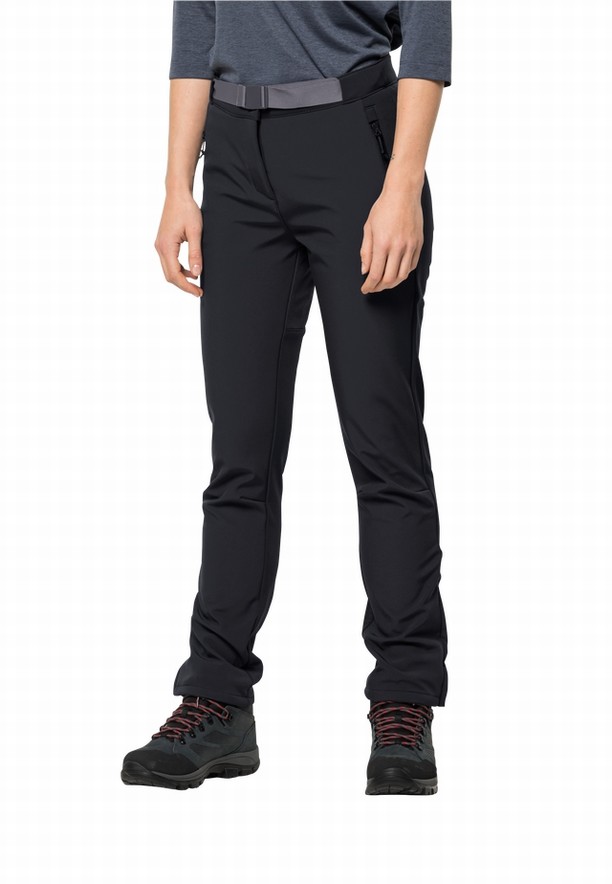 Black Women Jack Wolfskin Stollberg Hiking Pants | 15079987