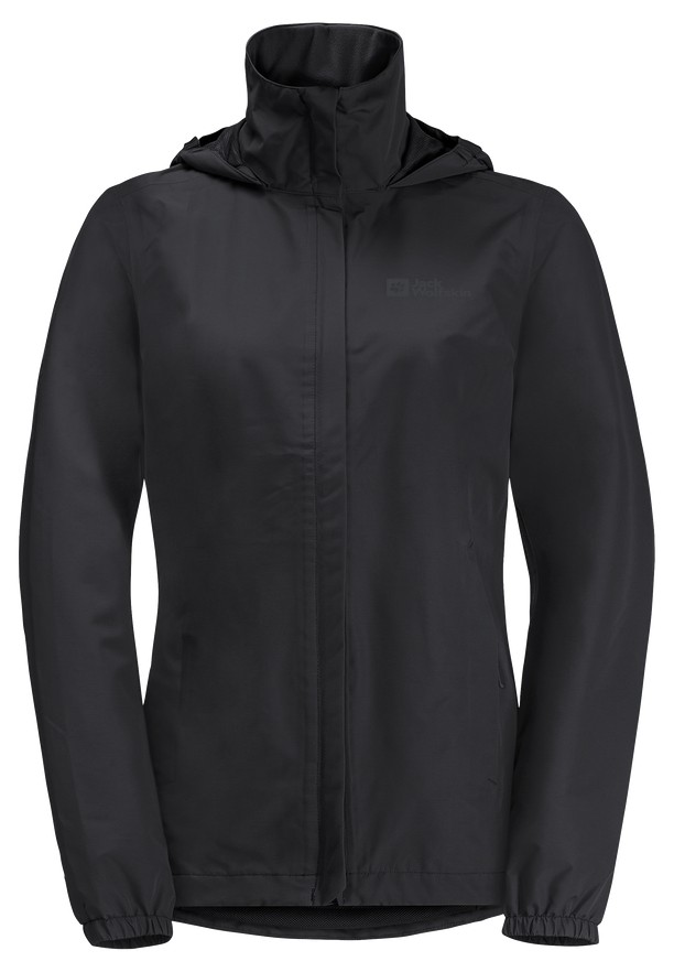 Black Women Jack Wolfskin Stormy Point 2l Rain Jackets | 46972543