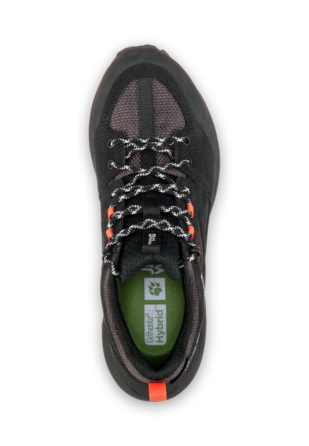 Black Women Jack Wolfskin Terraquest Texapore Low Hiking Shoes | 66596256