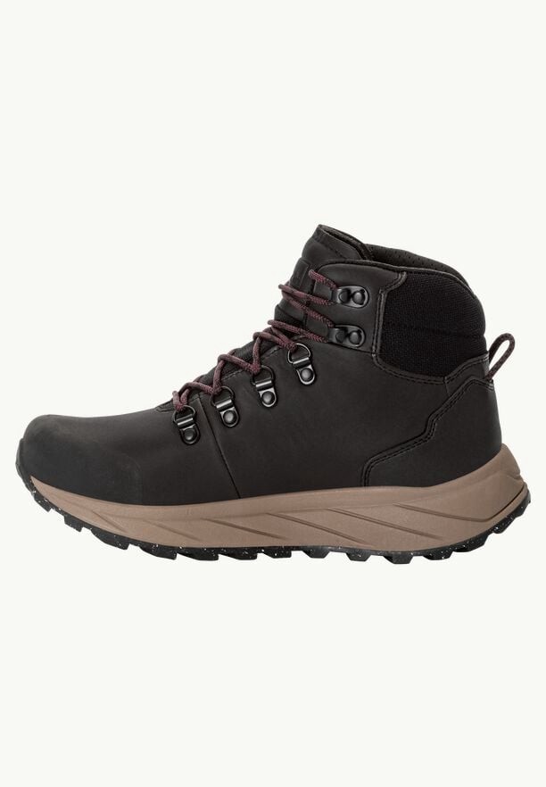 Black Women Jack Wolfskin Terraquest X Texapore Mid Hiking Shoes | 96072378