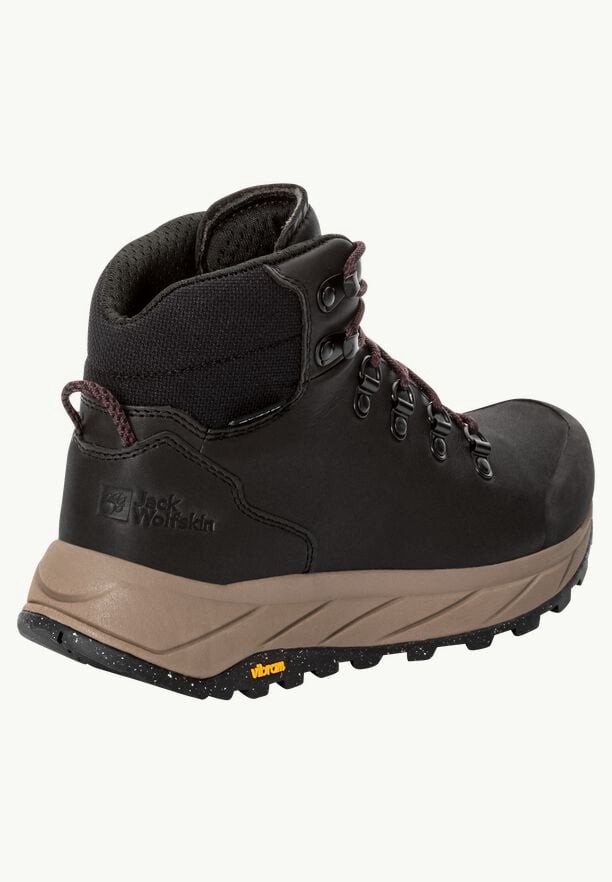 Black Women Jack Wolfskin Terraquest X Texapore Mid Hiking Shoes | 96072378