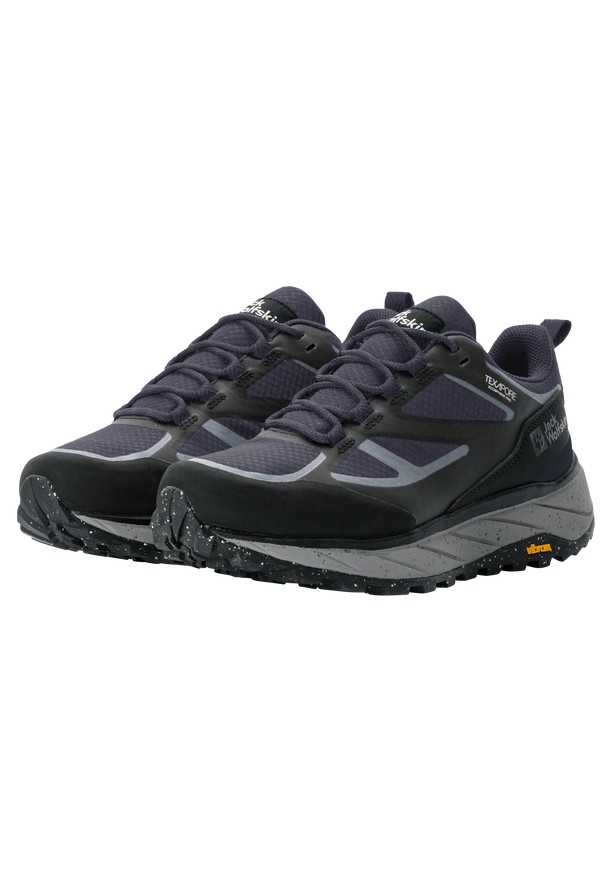 Black Women Jack Wolfskin Terraventure Texapore Low Hiking Shoes | 47330660