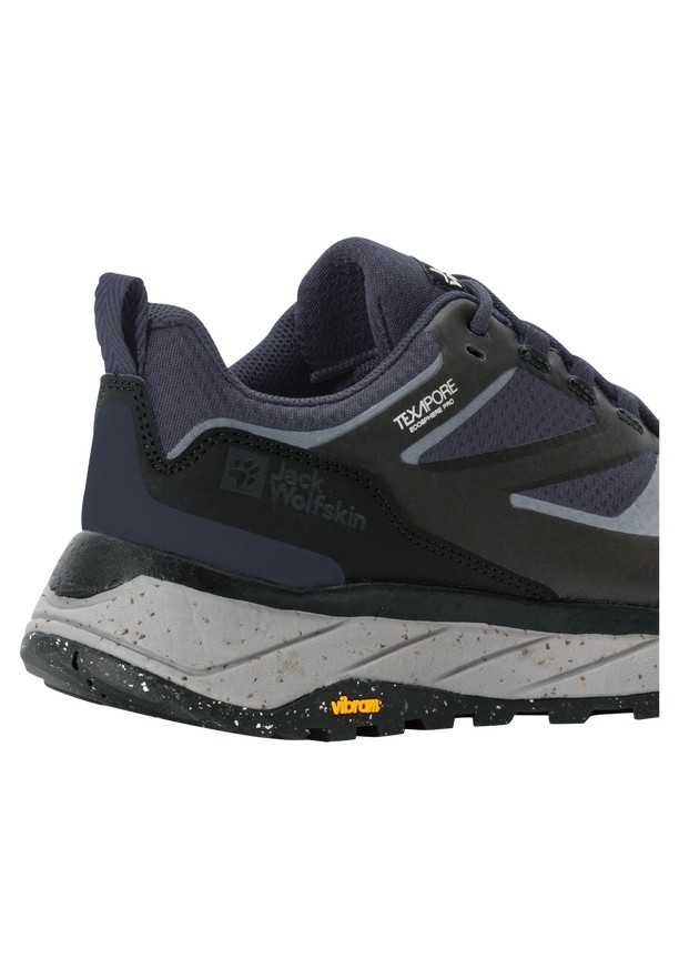 Black Women Jack Wolfskin Terraventure Texapore Low Hiking Shoes | 47330660