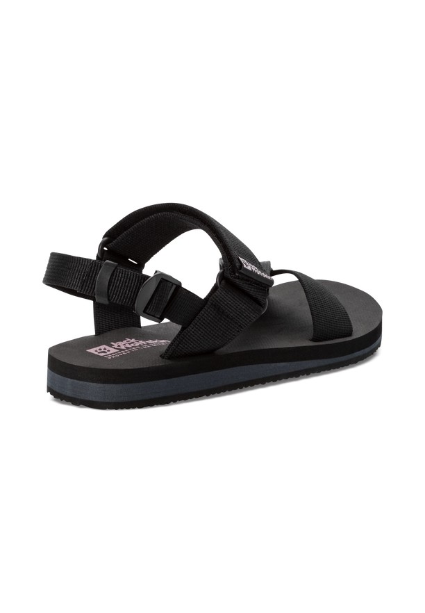 Black Women Jack Wolfskin Urban Entdeckung Belt Sandals | 35379596