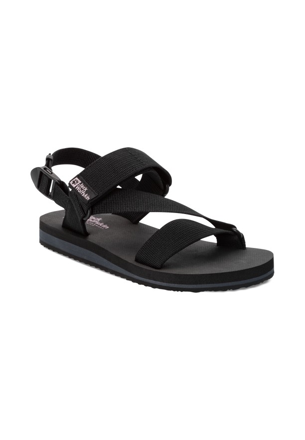 Black Women Jack Wolfskin Urban Entdeckung Belt Sandals | 35379596