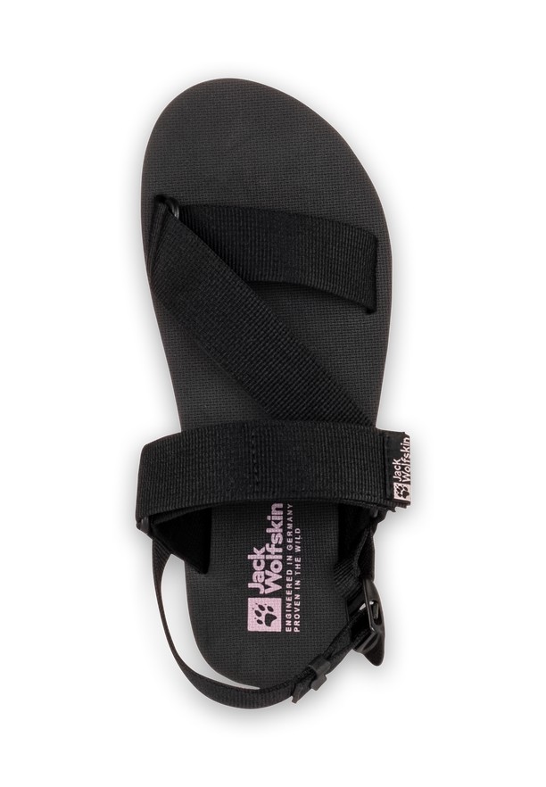Black Women Jack Wolfskin Urban Entdeckung Belt Sandals | 35379596