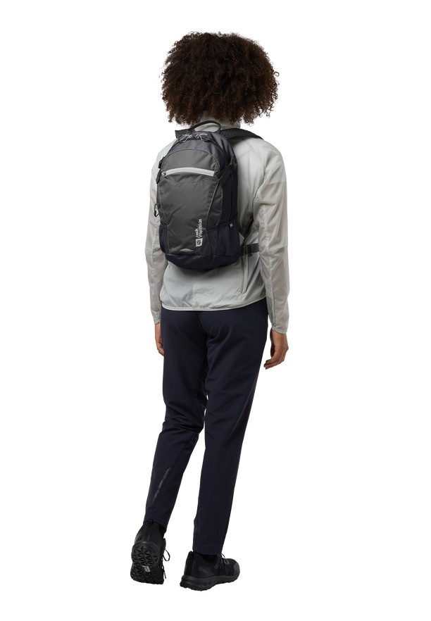 Black Women Jack Wolfskin Velocity 12 Bike Backpack | 35382206