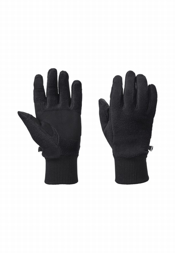 Black Women Jack Wolfskin Vertigo Gloves | 82195944