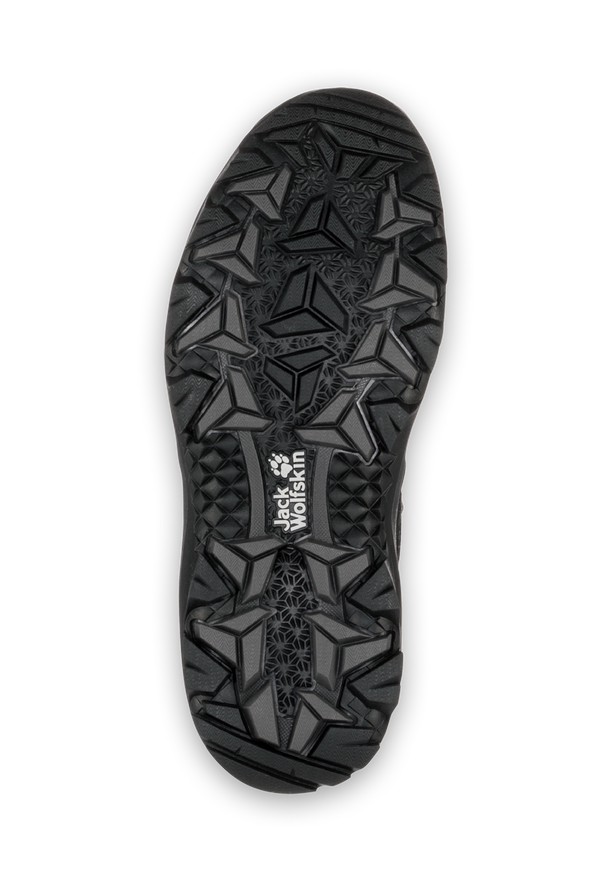 Black Women Jack Wolfskin Vojo 3 Texapore Mid Hiking Shoes | 40886577