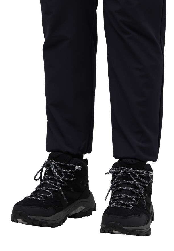 Black Women Jack Wolfskin Vojo Tour Lt Texapore Mid Hiking Shoes | 26417439