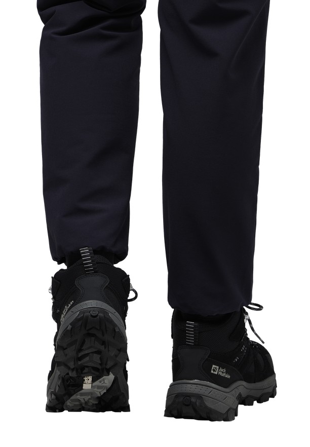 Black Women Jack Wolfskin Vojo Tour Texapore Mid Hiking Shoes | 17128778