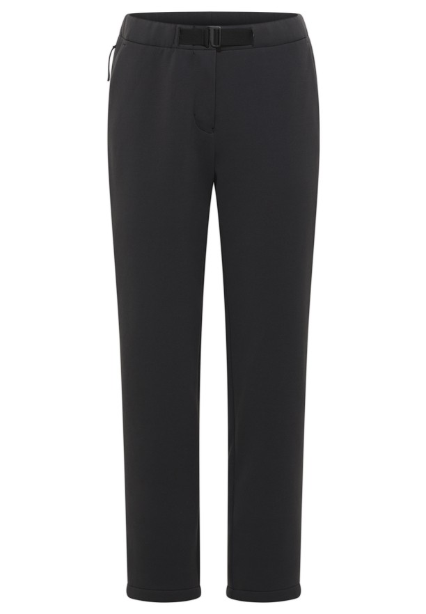 Black Women Jack Wolfskin Wanderest Pants | 22504613