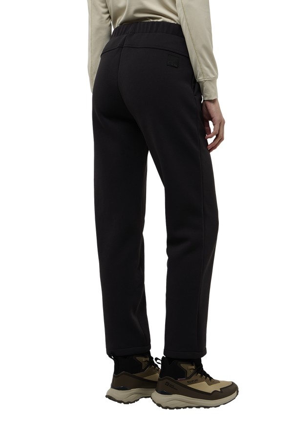 Black Women Jack Wolfskin Wanderest Pants | 22504613