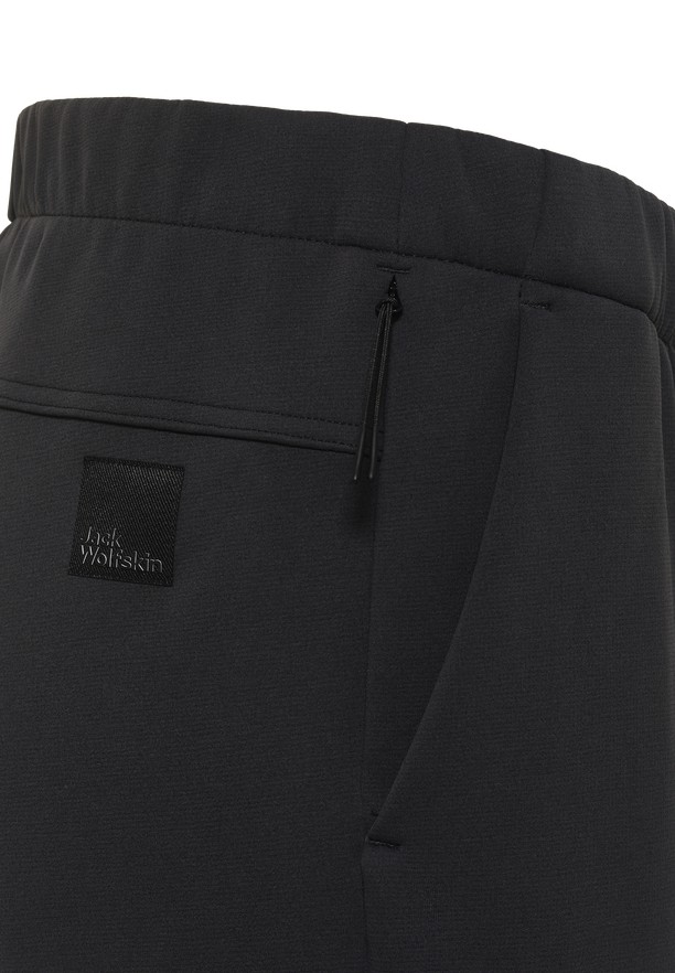 Black Women Jack Wolfskin Wanderest Pants | 22504613
