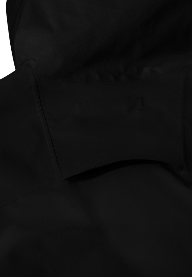 Black Women Jack Wolfskin Wandermood 3l Rain Jackets | 66605831