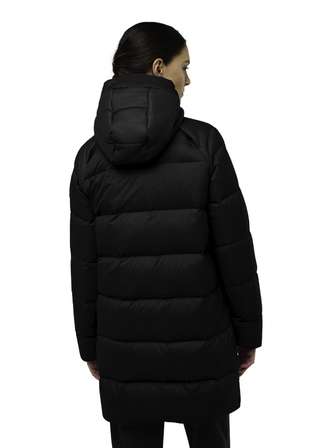 Black Women Jack Wolfskin Wandermood Down Coats | 30319482