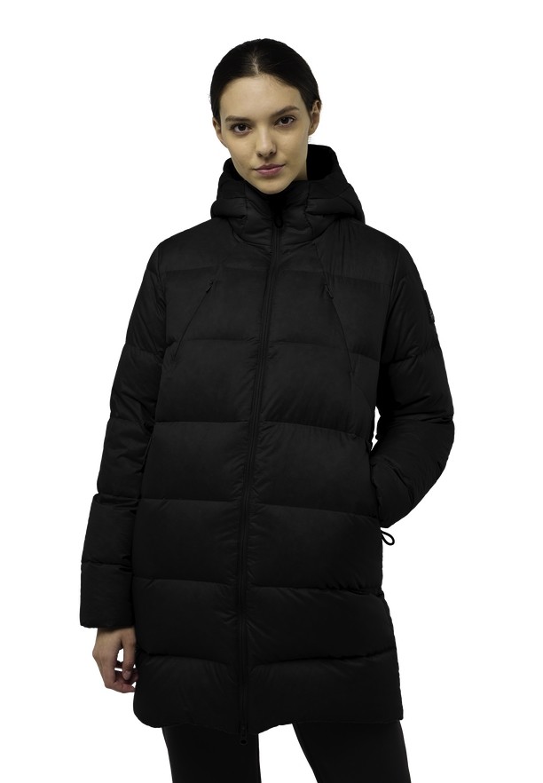 Black Women Jack Wolfskin Wandermood Down Coats | 30319482