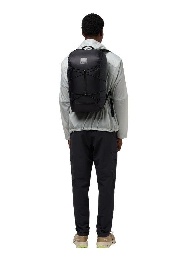 Black Women Jack Wolfskin Wandermood Packable 24 Daypack | 30711525