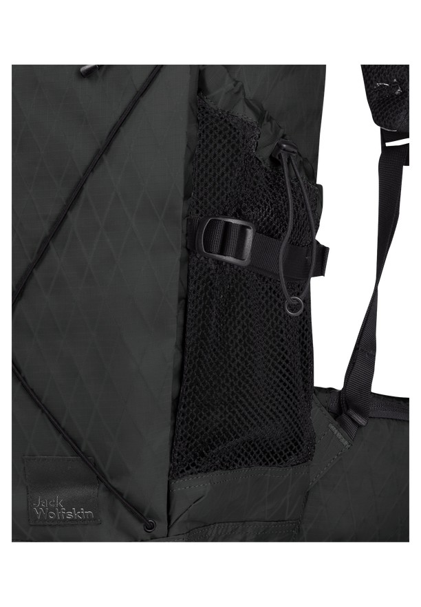 Black Women Jack Wolfskin Wandermood Rolltop 30 Hiking Backpack | 33527225
