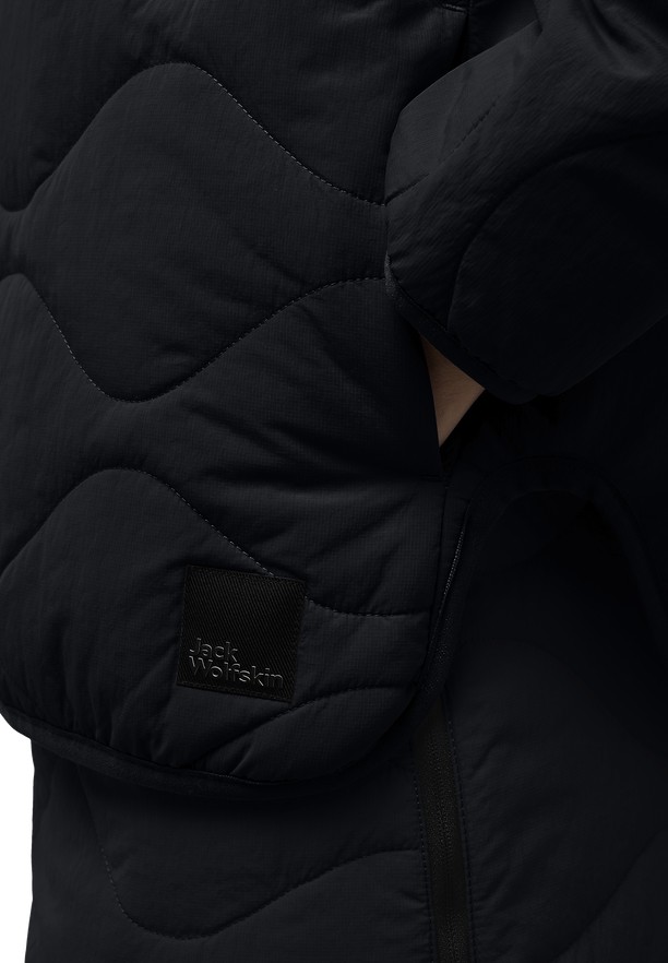 Black Women Jack Wolfskin Wandersome Ins Jackets | 97139182