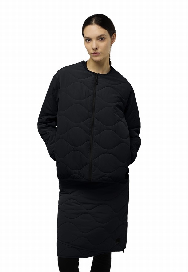 Black Women Jack Wolfskin Wandersome Ins Jackets | 97139182