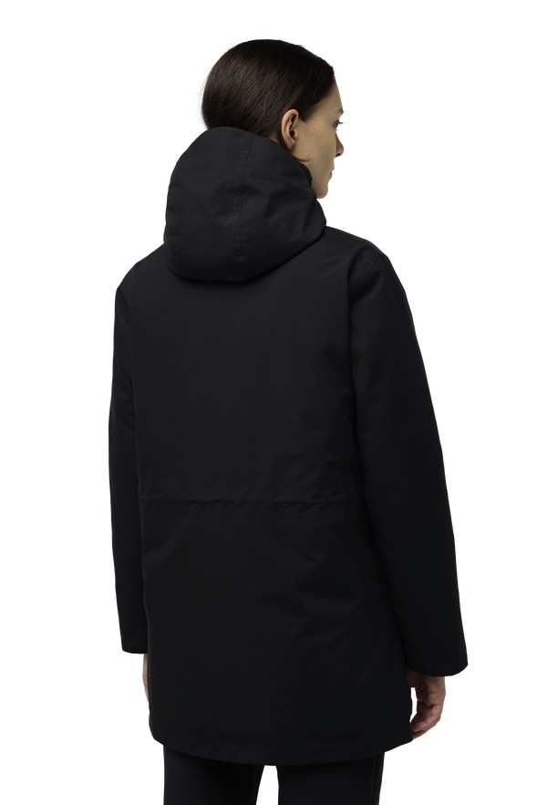 Black Women Jack Wolfskin Wintertor Coats | 13336529