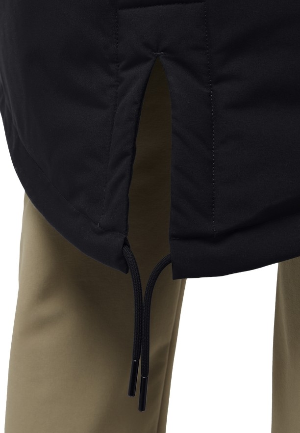 Black Women Jack Wolfskin Wintertor Coats | 95384663