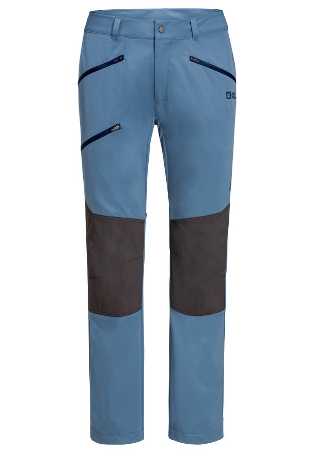 Blue Men Jack Wolfskin Alpine Hiking Pants | 28024127