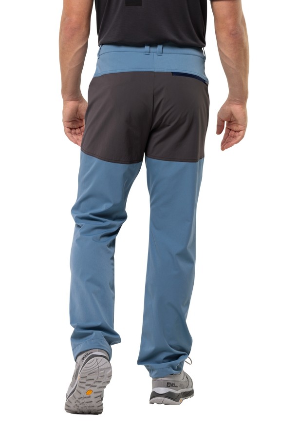 Blue Men Jack Wolfskin Alpine Hiking Pants | 28024127