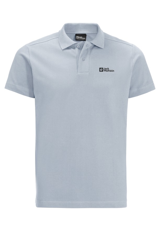 Blue Men Jack Wolfskin Essential Polo Shirts | 19391391