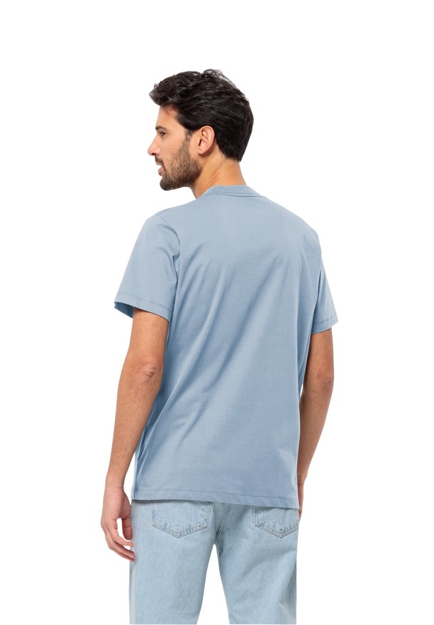 Blue Men Jack Wolfskin Essential T Shirts | 12527197