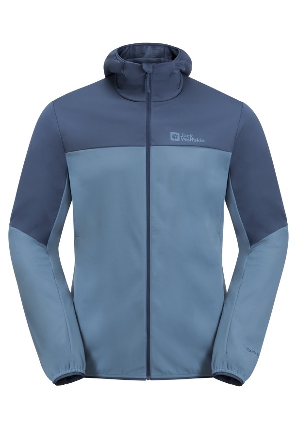 Blue Men Jack Wolfskin Feldberg Hoody Softshell Jackets | 30406323