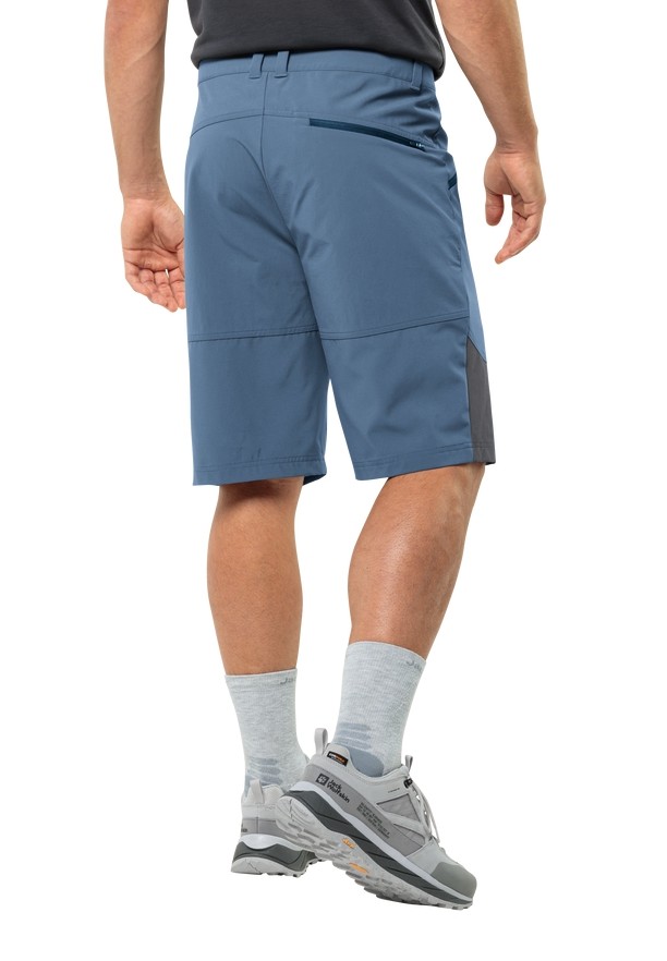 Blue Men Jack Wolfskin Hiking Alpine Shorts | 80930032