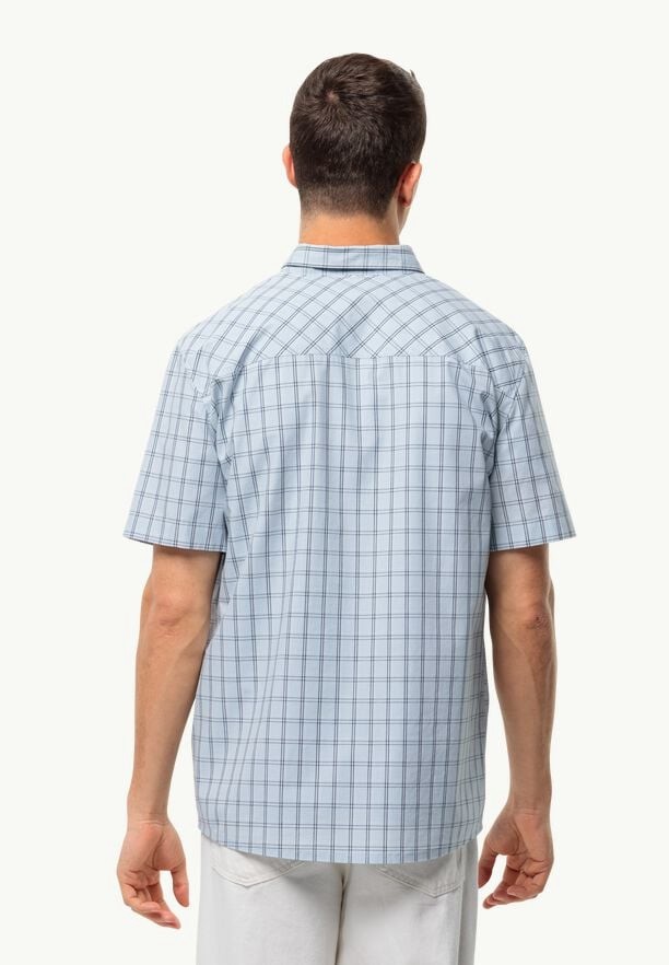 Blue Men Jack Wolfskin Hot Springs Shirts | 53439466